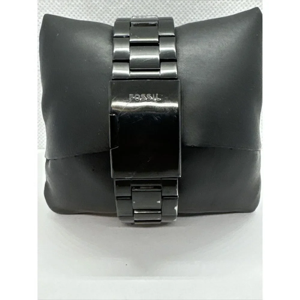 Fossil Machine FS4775 Women Black Stainless Steel Analog Dial Wrist Watch JNA331